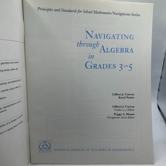 Navigating Through Algebra in Grades 3-5 - Picture 5 of 6